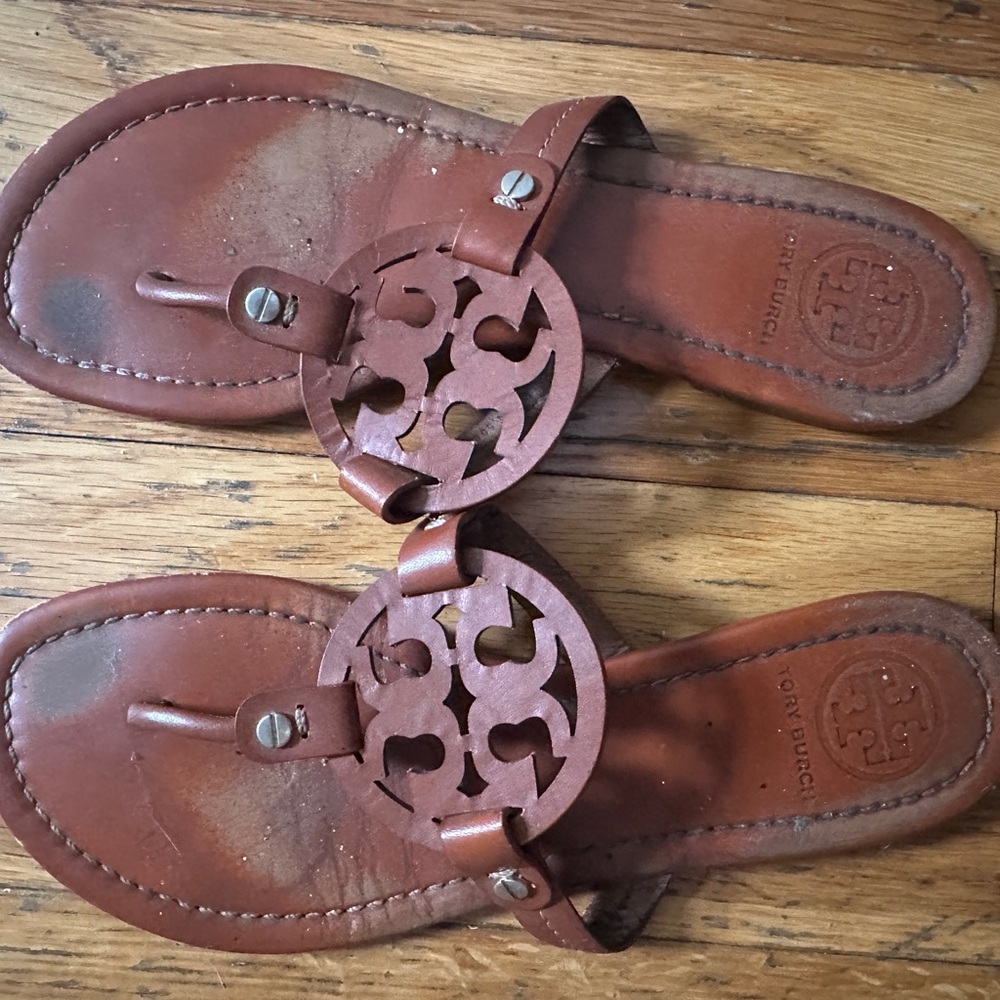 Brown Tory Burch Sandals